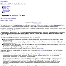 The Genetic Map Of Europe