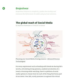The global reach of Social Media