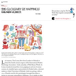 The Glossary of Happiness