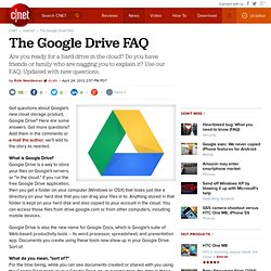 The Google Drive FAQ