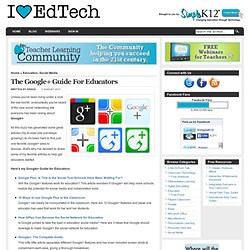 The Google+ Guide For Educators