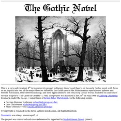 "The Gothic Novel"