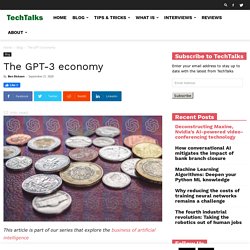 The GPT-3 economy – TechTalks