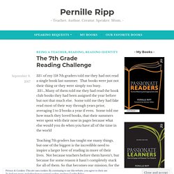 The 7th Grade Reading Challenge