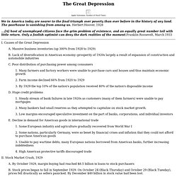 The Great Depression