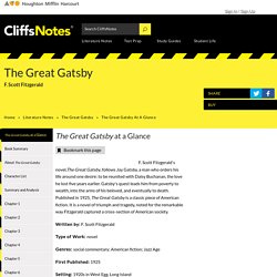 CliffsNotes: The Great Gatsby: Book Summary