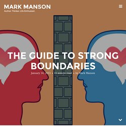 The Guide to Strong Boundaries
