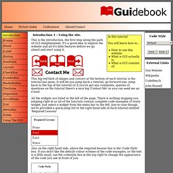 The Guidebook - Swing Tutorials