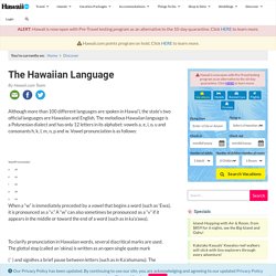 The Hawaiian Language