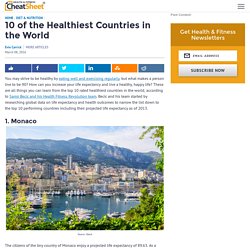 10 of the Healthiest Countries in the World