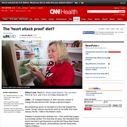 The 'heart attack proof' diet?