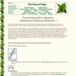 Free Henna Patterns