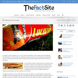 The History Of Lucozade