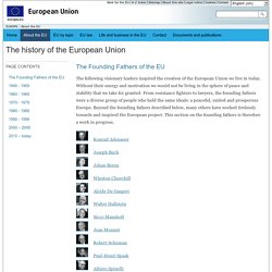 The history of the European Union