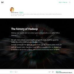The history of Hadoop – Medium