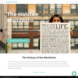 The Holstee Manifesto