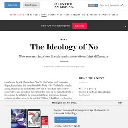 The Ideology of No