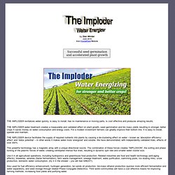 The Imploder - Water Energizer