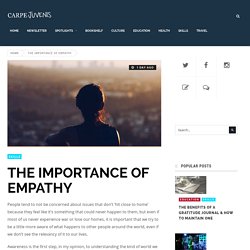 The Importance of Empathy -