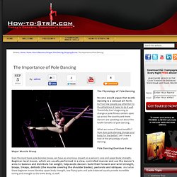 The Importance of Pole Dancing