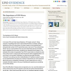 The Importance of UFO Waves