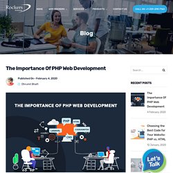 The Importance of PHP Web Development