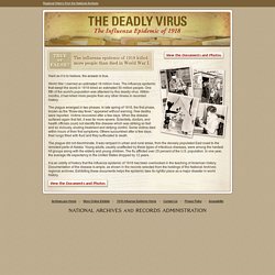 The Influenza Epidemic of 1918