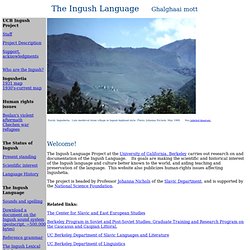 The Ingush Language