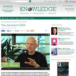 Innovation; Innovator's DNA