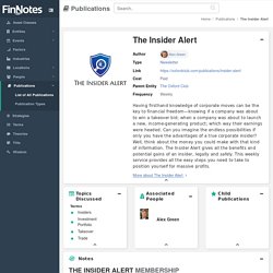 The Insider Alert - Newsletter