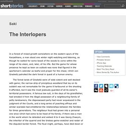 The Interlopers by Saki
