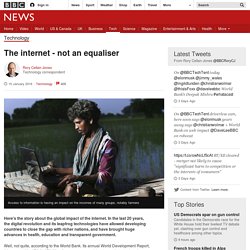 The internet - not an equaliser