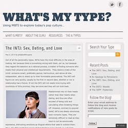 The INTJ: Sex, Dating, and Love