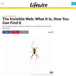 The Invisible Web: What It Is and How You Can Find It