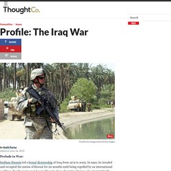 The Iraq War: Background and History : includes videos