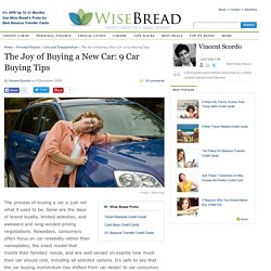 The Joy of Buying a New Car: 9 Car Buying Tips