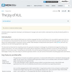 The Joy of XUL