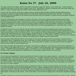 The Kaiso Newsletter No 37