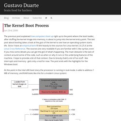 The Kernel Boot Process