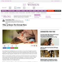 The 5 Keys To Great Sex 