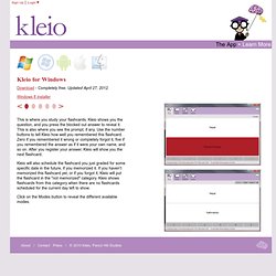 The Kleio App