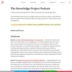 The Knowledge Project Podcast