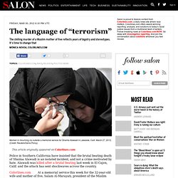 The language of "terrorism" - Colorlines.com
