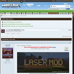 8.1] The Laser Mod (v.1.1c) With lenses!