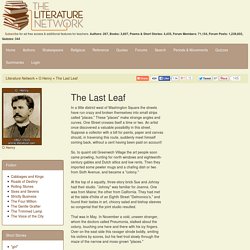 The Last Leaf by O Henry