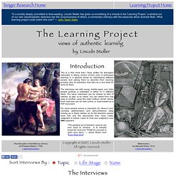 The Learning Project — by topic