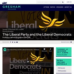 The Liberal Party and the Liberal Democrats