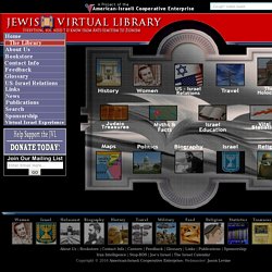The Jewish Virtual Library - Main