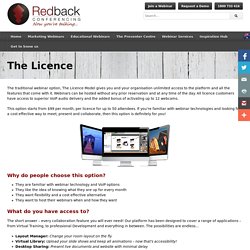 The Licence - Redback Webinars