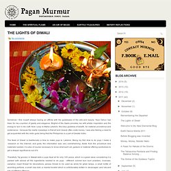 The Lights of Diwali ~ Pagan Murmur